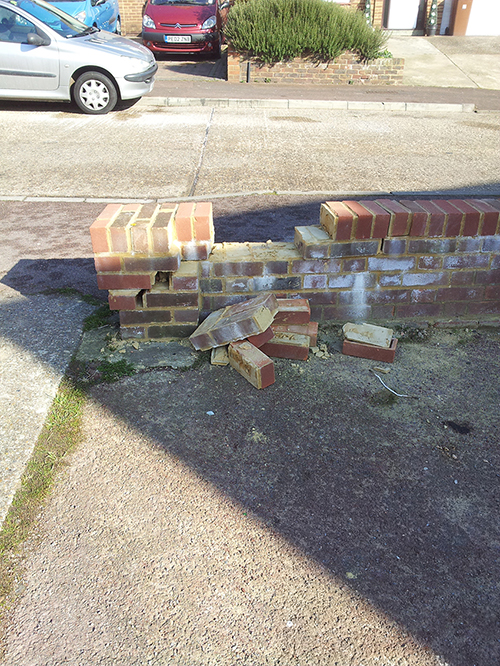  THIS WALL HAD BEEN REBUILD SEVERAL TIME