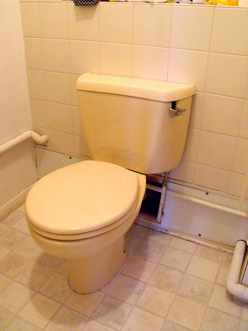  OLD TOILET TO BE REPLACED